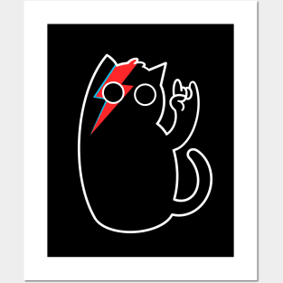 Metal Cat Posters and Art